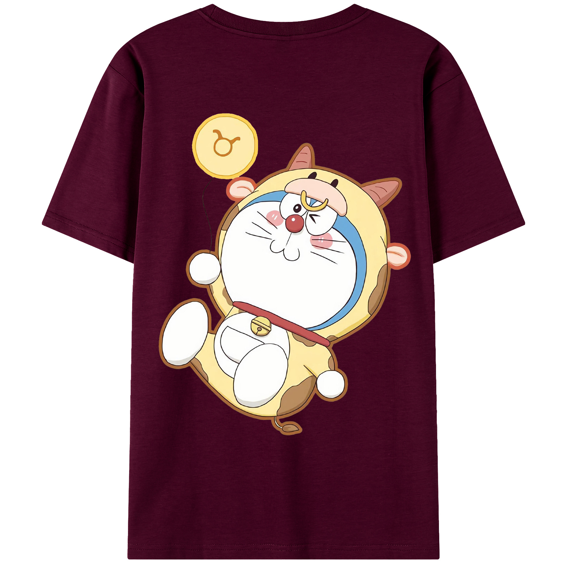 （画像用） ドラえもん Doraemon レディース半袖Tシャツ(バックプリント)